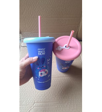 Combo 2 ly nhựa mix màu 710ml xinh xắn