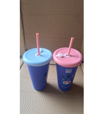 Combo 2 ly nhựa mix màu 710ml xinh xắn