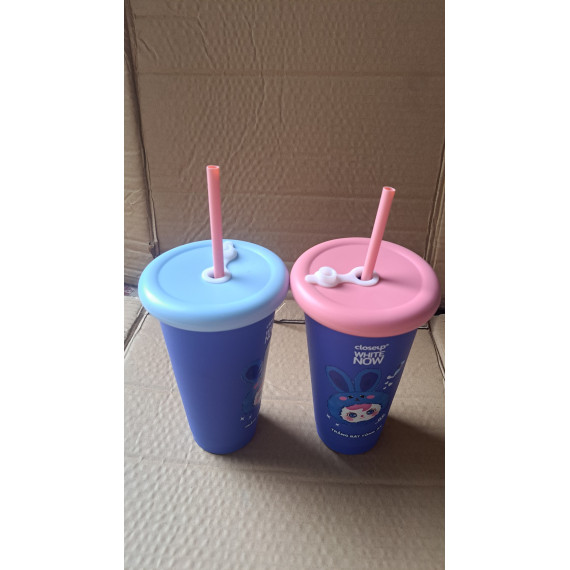 Combo 2 ly nhựa mix màu 710ml xinh xắn