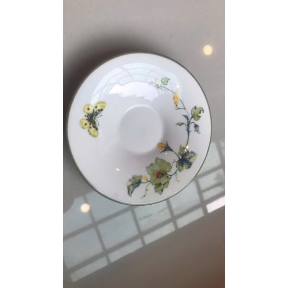 Combo 5 dĩa sứ hoa văn Minh Long 12,5cm