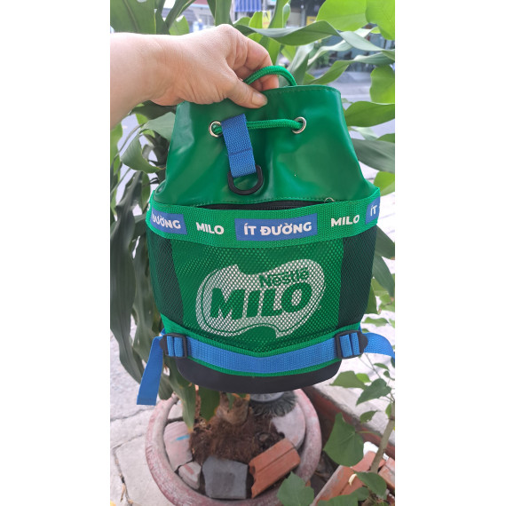 Balo miệng rộng có dây rút Milo