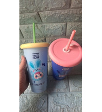 Combo 2 ly nhựa mix màu 710ml mix màu