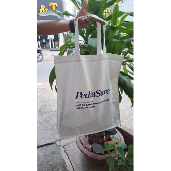 Combo 2 túi canvas tote size lớn quà từ Pediasure