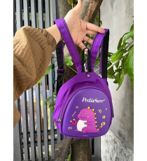 Balo nhí hình nổi khủng long cho bé màu tím