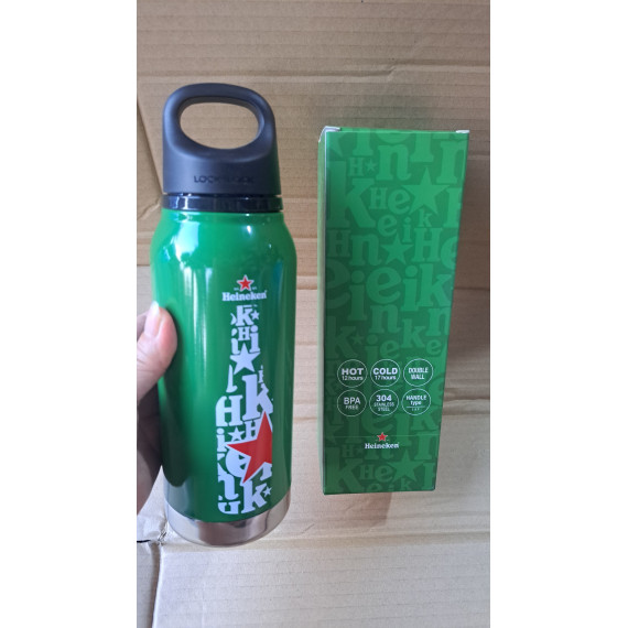 Bình giữ nhiệt LockvLock 530ml màu xanh lá