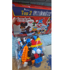 Bộ đồ chơi xếp khối 82 chi tiết