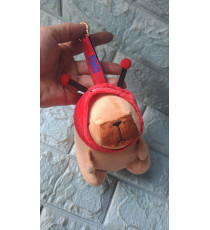 Móc khóa Capy Ong đỏ