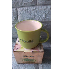Ca sứ Olivoila màu xanh