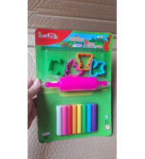 Bộ đất sét 8 màu cho bé kèm dụng cụ