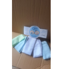 Combo 6 cái khăn sữa cho bé 100% cotton