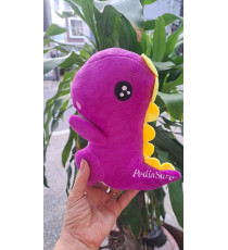 Khủng long nhồi bông cho bé chơi màu tím
