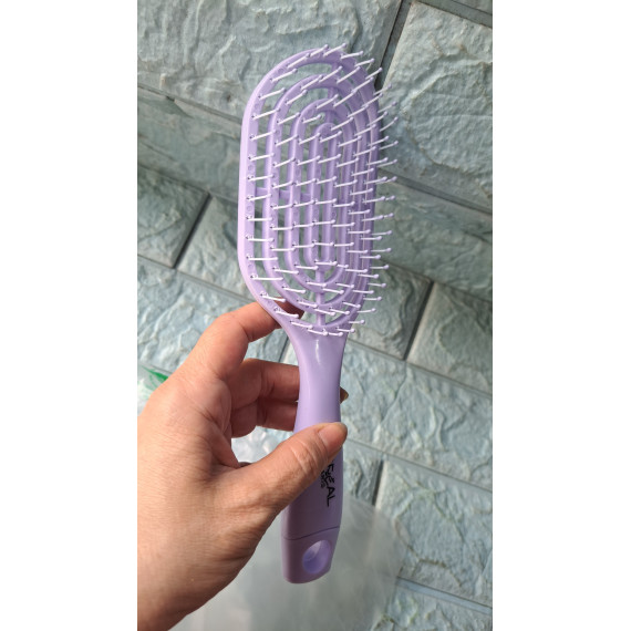 Lược chải tóc tạo phồng tóc màu tím Loreal
