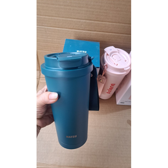 Ly Giữ Nhiệt Classic 500ml MATSU - Nắp 2 Chế Độ, Thép Không Gỉ 304