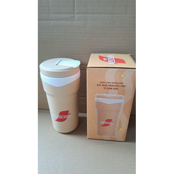 BÌNH NHỰA GIỮ LẠNH 2 LỚP 750ML QUÀ TỪ NESCAFE