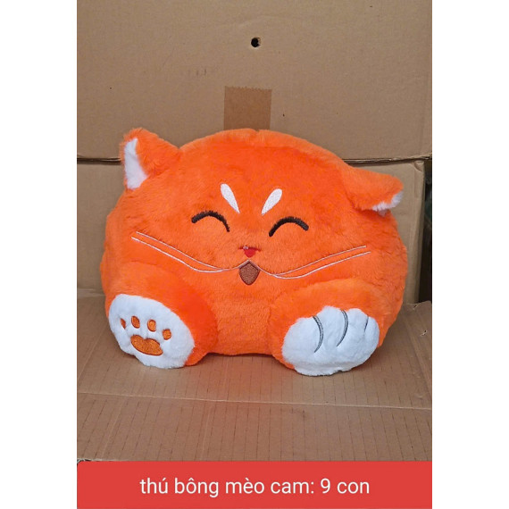 Thú bông mèo cam