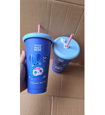 Combo 2 ly nhựa mix màu 710ml xinh xắn