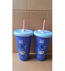 Combo 2 ly nhựa mix màu 710ml xinh xắn