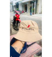 Mũ bucket đội được 2 màu cho nữ hay bé