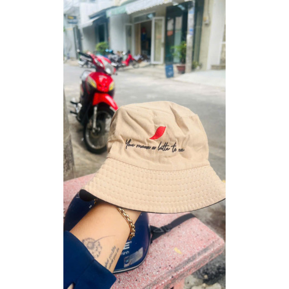 Mũ bucket đội được 2 màu cho nữ hay bé