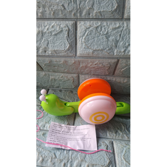 Đồ chơi ốc sên kéo có nhạc có đèn