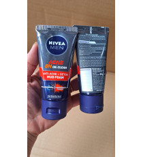 Combo 2 typ sữa rửa mặt Nivea men giúp giảm mụn, giảm hư tổn da
