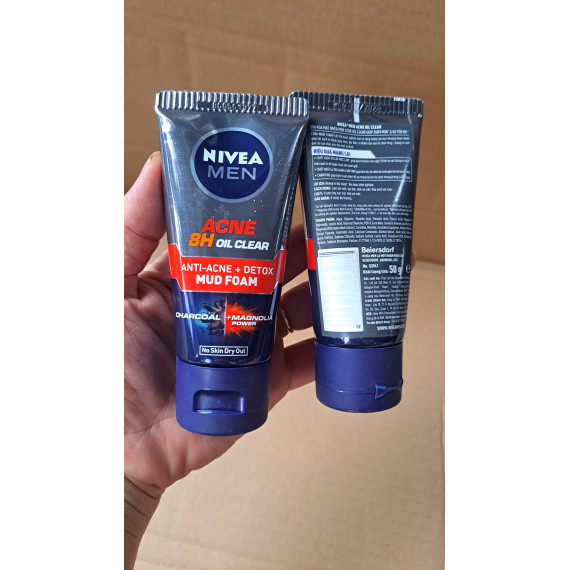 Combo 2 typ sữa rửa mặt Nivea men giúp giảm mụn, giảm hư tổn da Combo 2 typ sữa rửa mặt Nivea men giúp giảm mụn, giảm hư tổn da