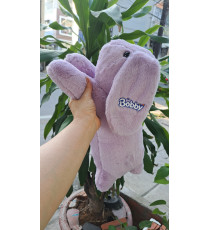 Thỏ bông dáng nằm màu tím Bobby