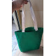 Túi tote vải canvas màu xanh lá