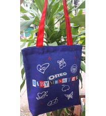 Combo 2 túi tote hoa văn 2 mặt Oreo (không dây kéo)