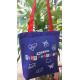 Combo 2 túi tote hoa văn 2 mặt Oreo (không dây kéo)