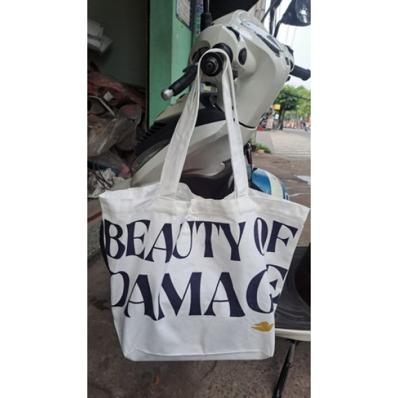 Túi canvas nút bấm size lớn