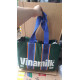 Túi sọc tote size lớn Vinamilk có dây kéo
