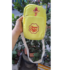 Túi đeo nhỏ gọn Chupachup màu vàng