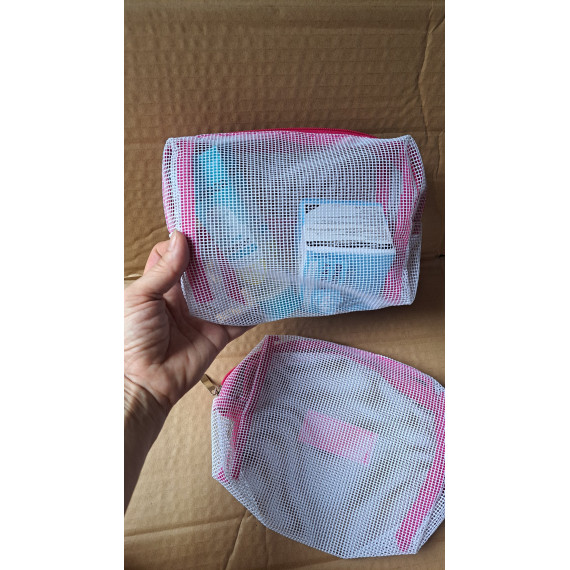 Combo 2 ví lưới Puri có dây kéo