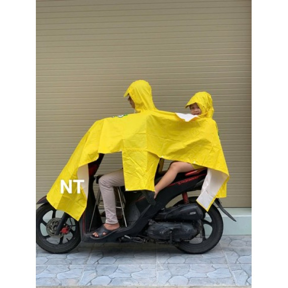 Áo mưa vải dù 2 đầu quà từ C 2