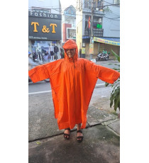 Áo mưa dù màu cam WeRunWeShare