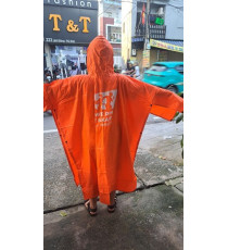 Áo mưa dù màu cam WeRunWeShare