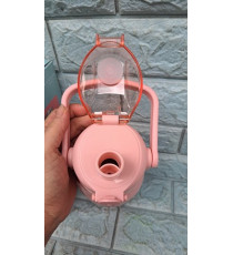 Bình giữ nhiệt lưỡng tính Nutifood 1 lít màu hồng