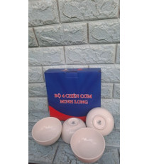 Hộp 4 chén cơm size nhỏ Minh Long