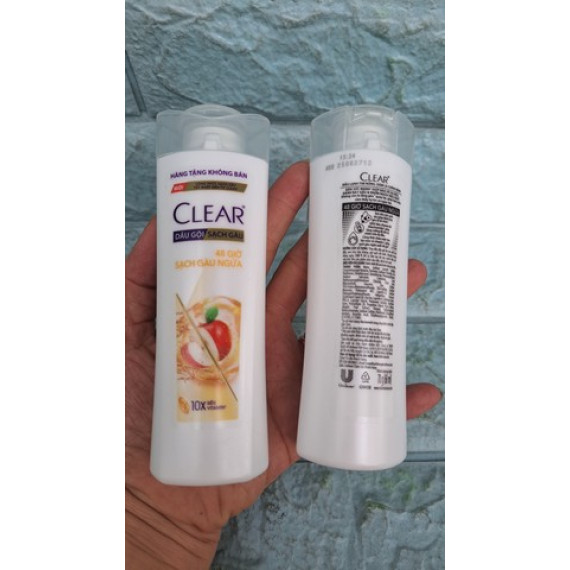Chai dầu gội du lịch CLear 70gram 10x