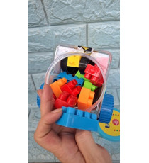 Bộ đồ chơi lắp ráp nhựa xe buýt quà từ Vita