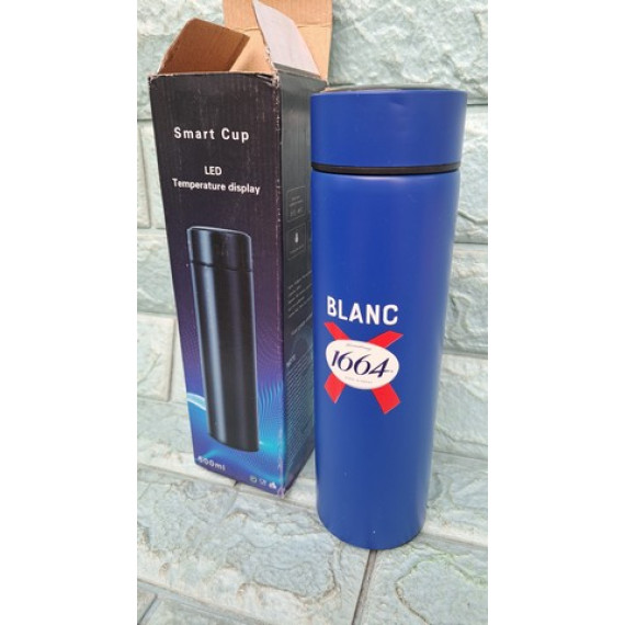 Bình giữ nhiệt inox 304 quà từ Blanc 500ml, có hiển thị nhiệt độ.