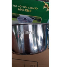 Nồi inox 430 nắp kiếng bếp từ Tithafac 18cm Quà từ Anlene