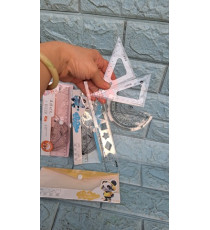 Combo 4 cây thước nhựa cho học sinh