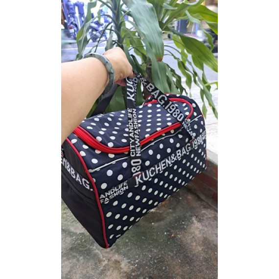 Túi giữ nhiệt chấm bi size lớn