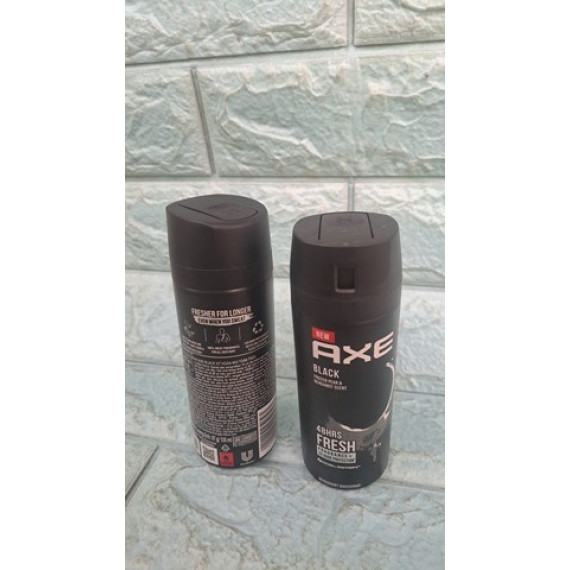 Xịt Khử Mùi AXE Cho Nam Hương Nước Hoa Black 135ml date 7/2025