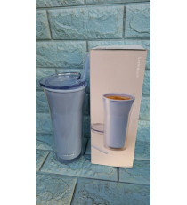 Ly nhựa 2 lớp Lock&Lock Daily Essential double wall cold cup 770ml kèm ống hút