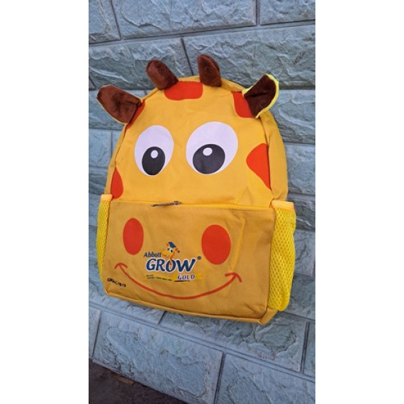 Balo mầm non cho bé grow màu vàng