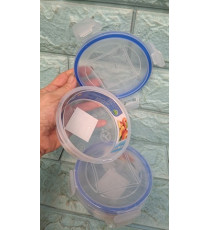 Combo 2 hộp nhựa Sina mini tròn 250ml 