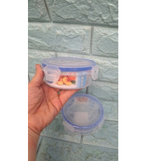 Combo 2 hộp nhựa Sina mini tròn 250ml 